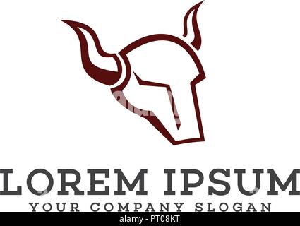 bull logo design concept template Stock Vector