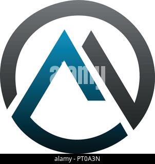letter M real estate logo design concept template Stock Vector