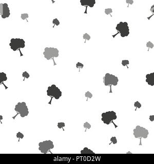 Birch tree.seamless pattern.vector.fabricDesign element for wallpapers, web site background, baby shower invitation, birthday card, scrapbooking, fabric print etc. Vector illustration. Stock Vector