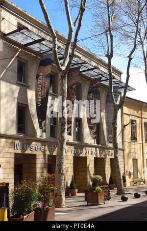 modern art museum of Ceret, Pyrenees, France Stock Photo