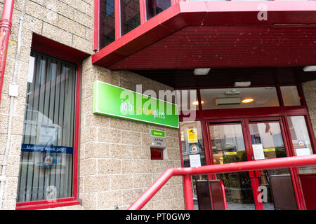 Job centre plus in the highstreet of Penzance, Cornwall - England Stock Photo