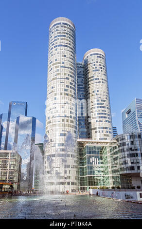 Cityscape La Defense Paris, France Stock Photo