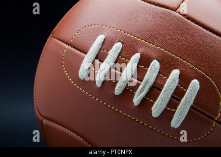 soccer ball made of leather Stock Photo
