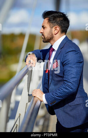 Stressed out businessman Stock Photo