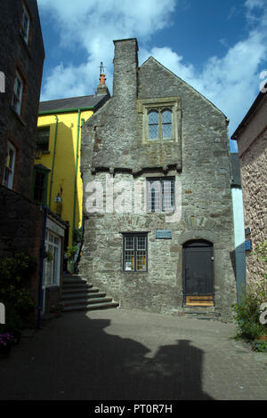 PEMBROKESHIRE; TENBY; TUDOR MERCHANTS' HOUSE Stock Photo