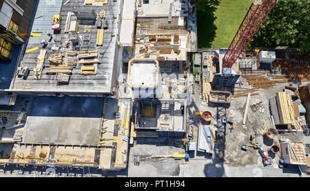 Construction site, view from above Stock Photo