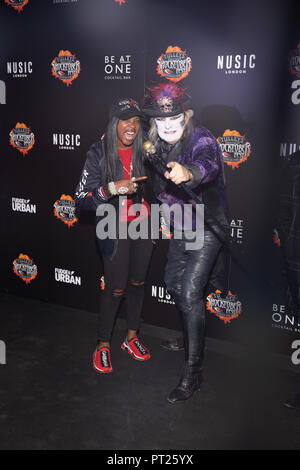 Crawley, UK. 05th Oct, 2018. Sandi Bogle, Gogglebox attends the  Shocktober  Fest press night at Tulleys Farm on October 5, 2018 in Crawley, West Sussex Credit: Paul Licorish/Alamy Live News Stock Photo