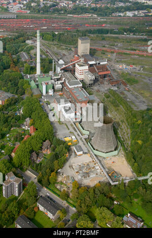 Aerial view, coal power plant Herne Schamrock, EON, Herne, Ruhr area, North Rhine-Westphalia, Germany, Europe Stock Photo