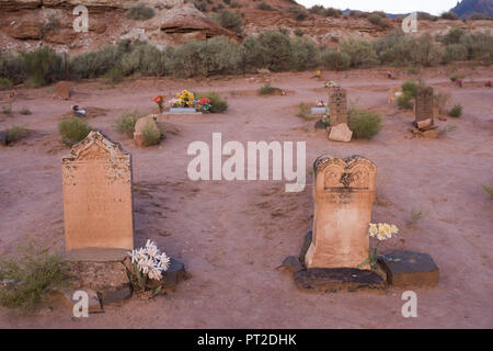 US, Southwest, Utah, Cemetery, Grafton Ghost Town, Stock Photo