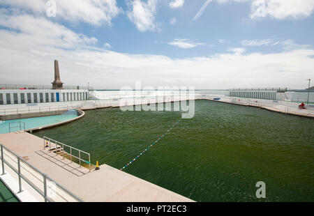 Jubilee swimming pool in Penzance, Cornwall, UK Stock Photo