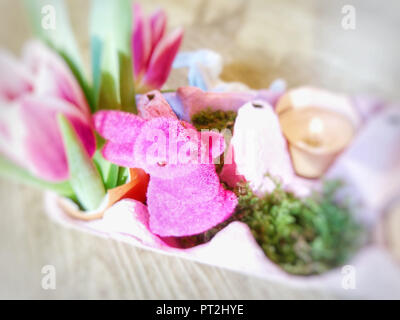 Easter decoration, tinkering, DIY, detail, blur, Stock Photo