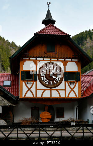 World's Largest Cuckoo Clock, Black Forest (Schwarzwald) Germany Stock Photo