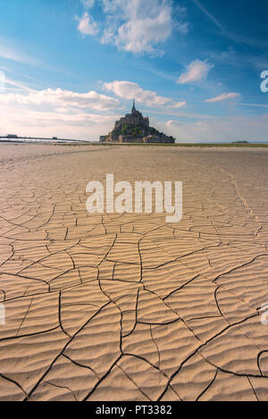 Le Mont Saint Michel, Normandy, France, Stock Photo