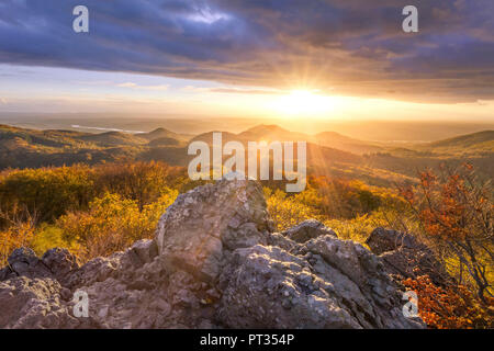 Looking out from the Ölberg in the Siebengebirge towards River Rhine, the Sun just appeared from behind the clouds, windy conditions, exposures blended to capture high dynamic range, It was this dramatic! Please see more of similar images in portfolio, including higher resolutions, 50, 682082, 7, 248132 Stock Photo