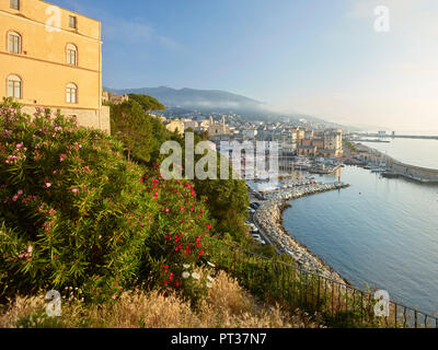 View of the port of Bastia, Haute Corse, Corsica, France Stock Photo