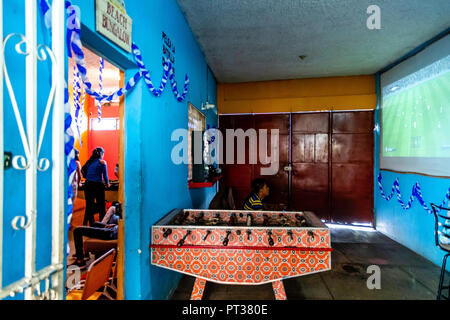 kids in guatemala in class room Stock Photo