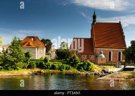 Europe, Poland, Kuyavian-Pomeranian Voivodeship, Bydgoszcz - St. Martin and St. Nicholas Cathedral Stock Photo