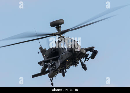 Army Air Coprs Longbow Apache Helicopter. Stock Photo