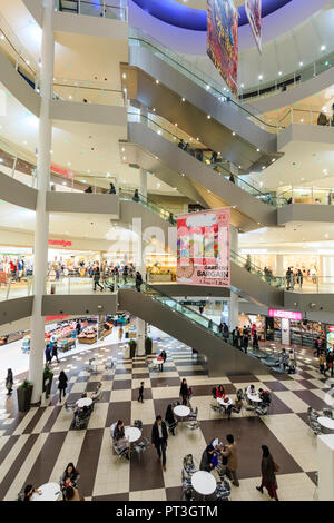 Japan, Nishinomiya. Interior of a modern shopping mall. ABC cooking ...