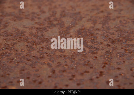 Rusty metal surface background dark colored empty space Stock Photo