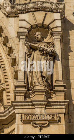 A typical view in Kensington in London Stock Photo