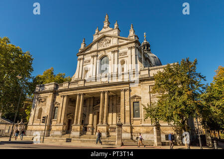 A typical view in Kensington in London Stock Photo