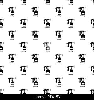 Spray gun pattern vector seamless Stock Vector