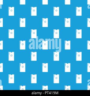 Dry napkins pack pattern vector seamless blue Stock Vector