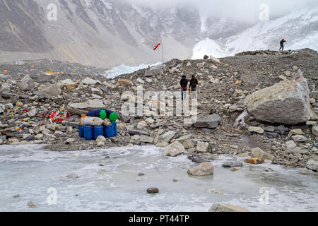 Everest Base Camp Stock Photo