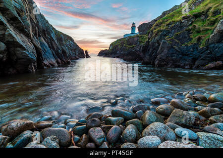 Fanad Head lighthouse, County Donegal, Ulster region, Ireland, Europe, Stock Photo