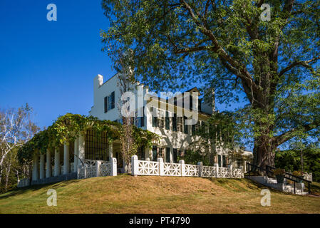 USA, New England, New Hampshire, Cornish,  Saint-Gaudens National Historic Site, former home of 19th century sculptor, Augustus Saint-Gaudens, Aspet, sculptor's home Stock Photo