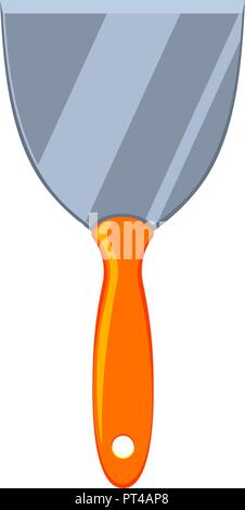 Colorful cartoon construction spatula Stock Vector