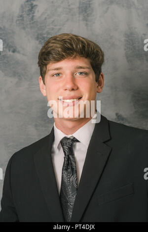 Teen age boy with causal attire Stock Photo