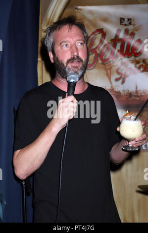 Tom Green unveils his own likeness as a shrunken head at The Golden Tiki  Featuring: Tom Green Where: Las Vegas, Nevada, United States When: 04 Sep 2018 Credit: DJDM/WENN.com Stock Photo