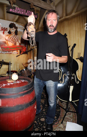 Tom Green unveils his own likeness as a shrunken head at The Golden Tiki  Featuring: Tom Green Where: Las Vegas, Nevada, United States When: 04 Sep 2018 Credit: DJDM/WENN.com Stock Photo