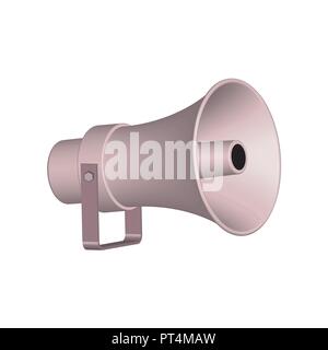 Horn speaker. Vector illustration Stock Vector