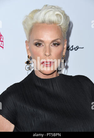 Beverly Hills, CA, USA. 6th Oct, 2018. 06 October 2018 - Beverly Hills, California - Brigitte Nielsen. 2018 Carousel of Hope held at Beverly Hilton Hotel. Photo Credit: Birdie Thompson/AdMedia Credit: Birdie Thompson/AdMedia/ZUMA Wire/Alamy Live News Stock Photo