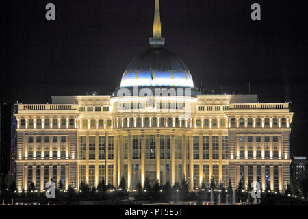 Kazakhstan; Astana; Ak Orda, Presidential Palace, Stock Photo