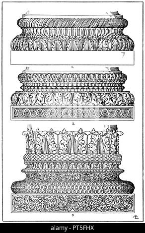 Roman base from the Baptistery of Constantine in Rome. (models for ...