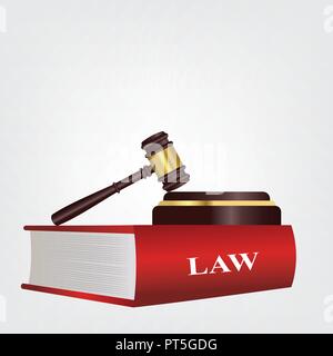 In law, a judgment is a decision of a court regarding the rights and liabilities of parties in a legal action or proceeding. Stock Vector