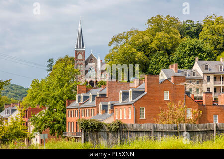 Harpers ferry National Historical Park in West Virginia in the United States Stock Photo