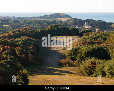 West Runton from Incleborough Hill Norfolk UK Stock Photo