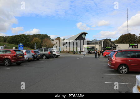 M4 service station Stock Photo