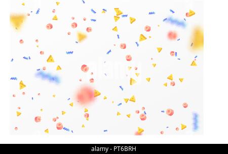 Abstract pattern geometric elements on a white background. Stock Vector
