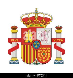 Coat of Arms of Spain Stock Vector