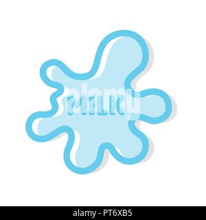 Drop of Milk Stock Vector