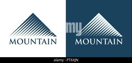 Vector Logotype of Mountains Stock Vector