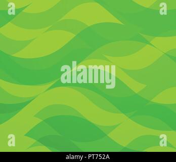 Backdrop with Green Waves Stock Vector