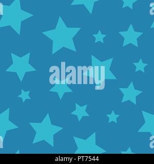 Starry Night - Seamless Background Pattern Stock Vector