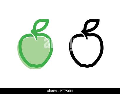 Apple Premium Quality Icons Stock Vector